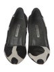Manolo Blahnik Ponyhair Animal Print Pumps