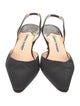 Manolo Blahnik Satin Slingback Pumps