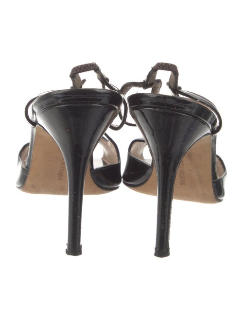 Manolo Blahnik Patent Leather Slingback Pumps