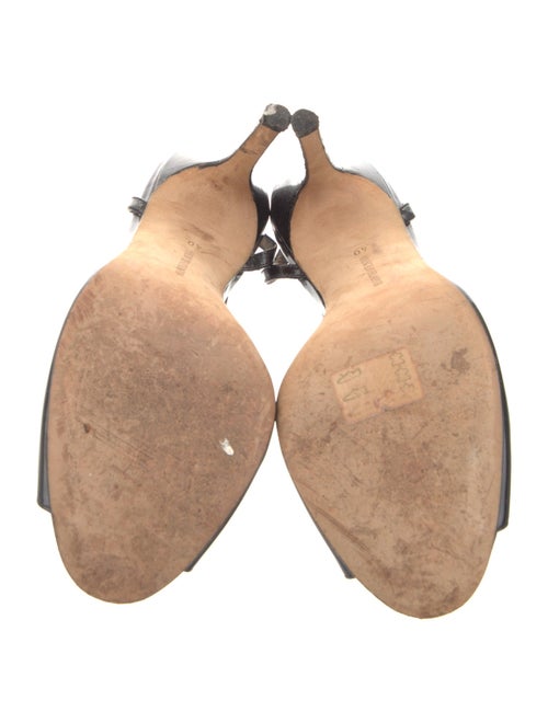 Manolo Blahnik Patent Leather Slingback Pumps