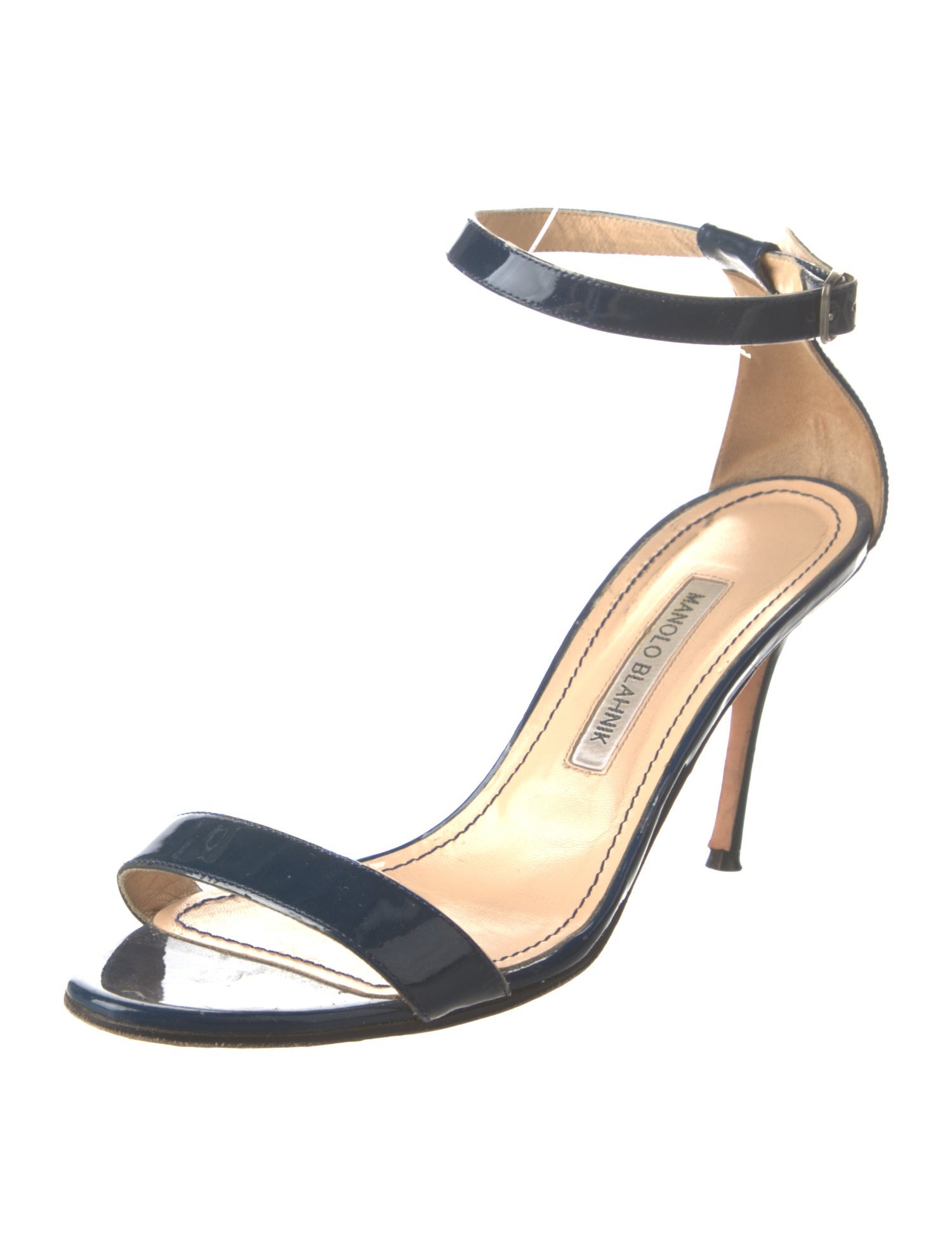 Manolo Blahnik Patent Leather Sandals
