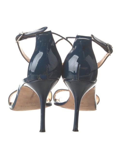 Manolo Blahnik Patent Leather Sandals