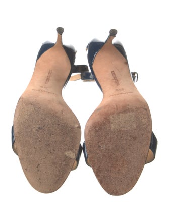 Manolo Blahnik Patent Leather Sandals