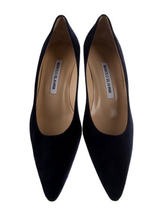 Manolo Blahnik Suede Pumps