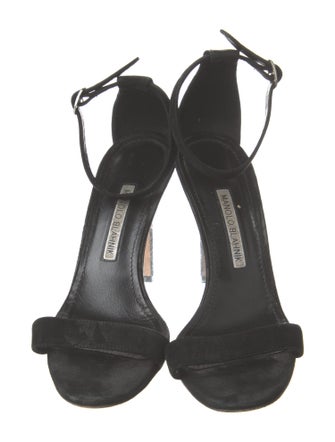 Manolo Blahnik Suede Sandals