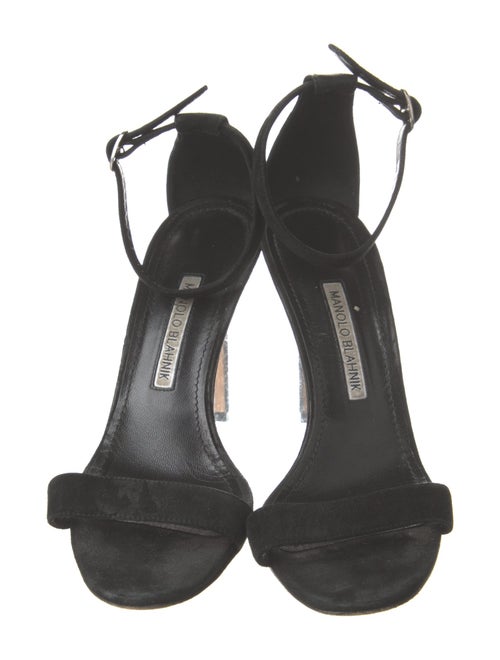 Manolo Blahnik Suede Sandals
