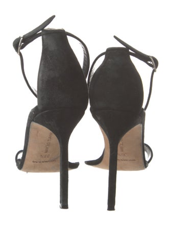 Manolo Blahnik Suede Sandals