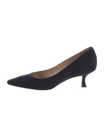 Manolo Blahnik Suede Pumps