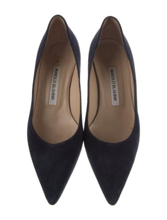 Manolo Blahnik Suede Pumps