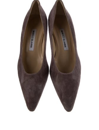 Manolo Blahnik Suede Pumps