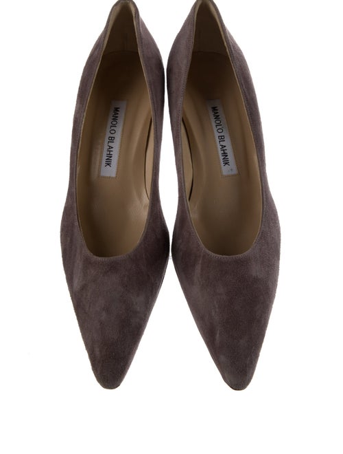 Manolo Blahnik Suede Pumps