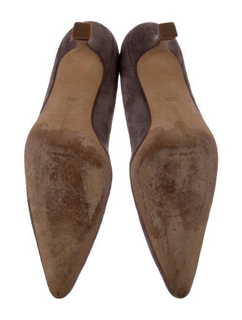 Manolo Blahnik Suede Pumps