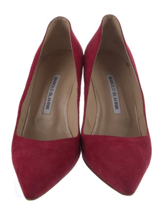 Manolo Blahnik Suede Pumps