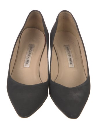 Manolo Blahnik Suede Pumps