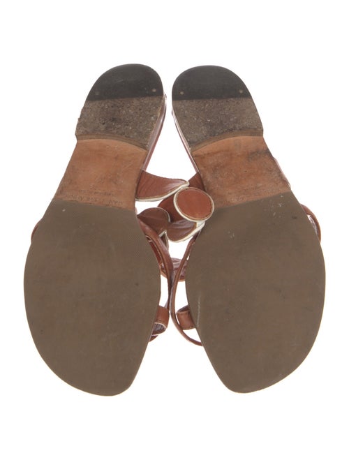 Manolo Blahnik Leather Slides