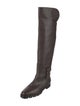 Manolo Blahnik Leather Rain Boots