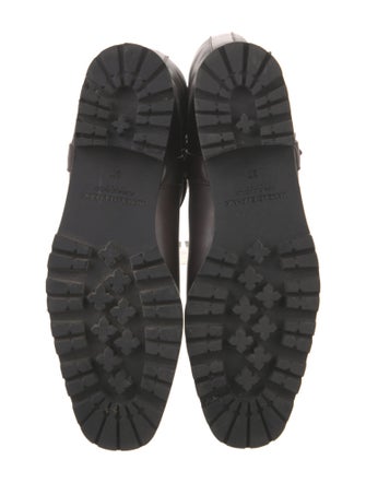 Manolo Blahnik Leather Rain Boots