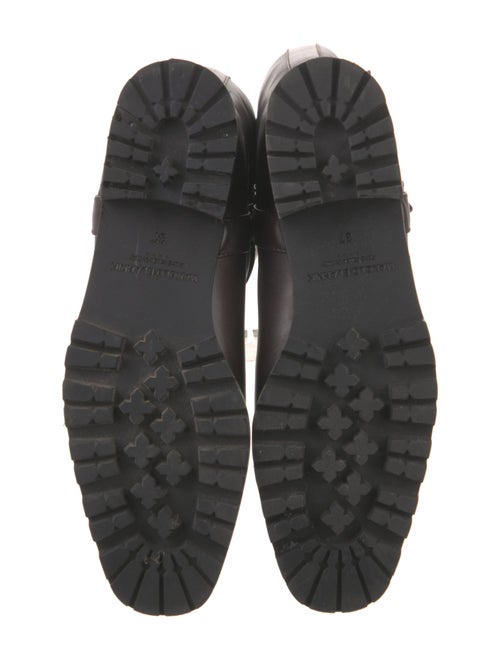 Manolo Blahnik Leather Rain Boots