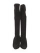 Manolo Blahnik Suede Sock Boots