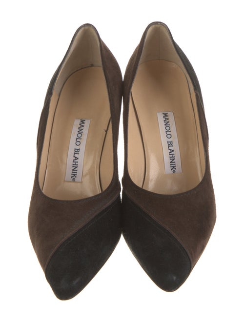 Manolo Blahnik Suede Pumps