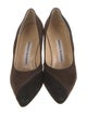 Manolo Blahnik Suede Pumps