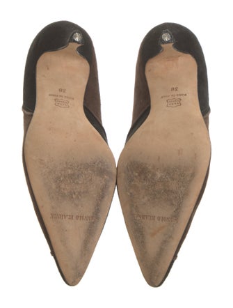 Manolo Blahnik Suede Pumps