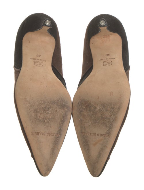 Manolo Blahnik Suede Pumps