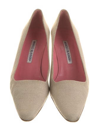 Manolo Blahnik Suede Mules