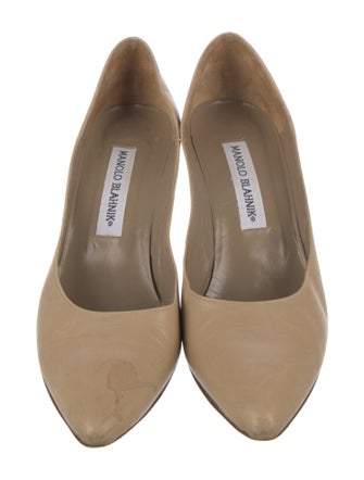 Manolo Blahnik Leather Pumps