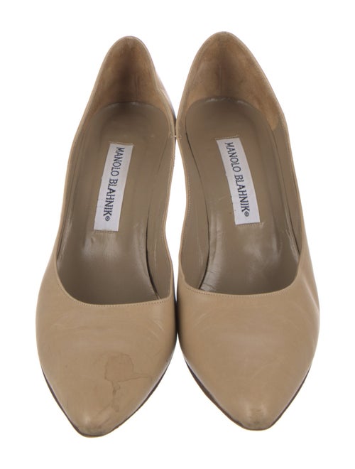 Manolo Blahnik Leather Pumps