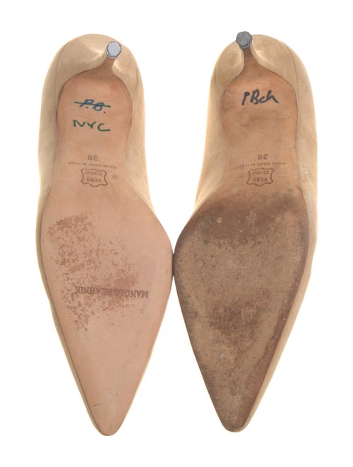 Manolo Blahnik Suede Pumps