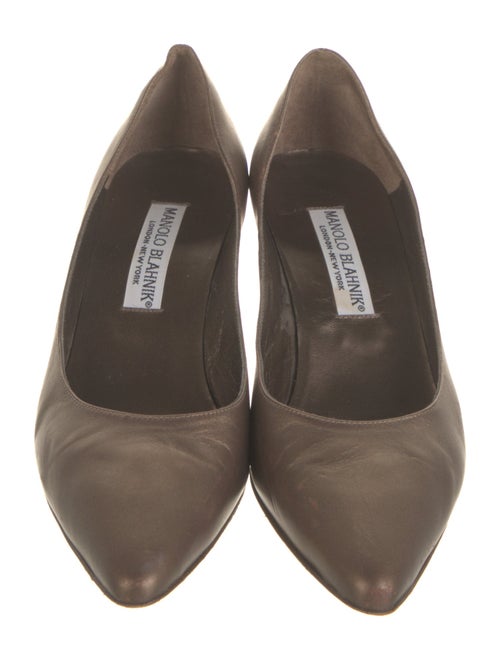 Manolo Blahnik Leather Pumps