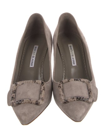 Manolo Blahnik Suede Pumps