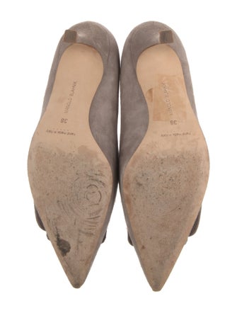 Manolo Blahnik Suede Pumps
