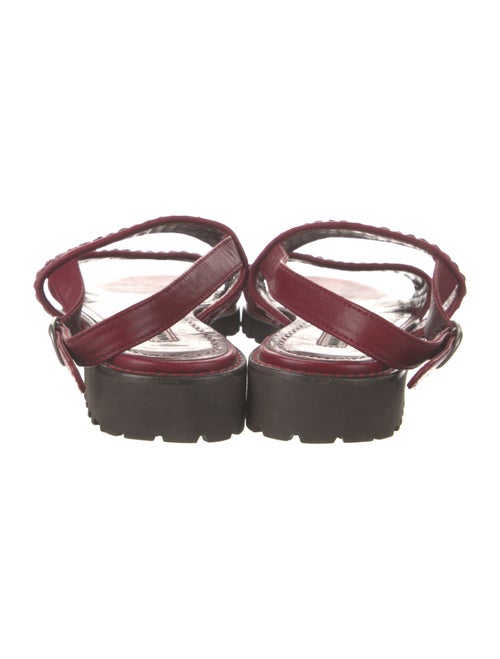 Manolo Blahnik Leather Slingback Sandals