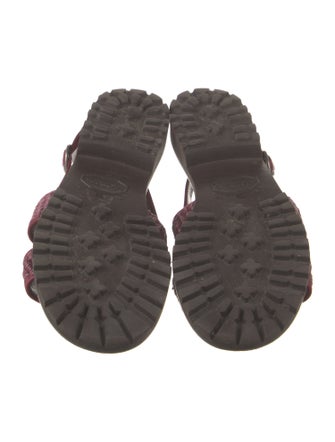 Manolo Blahnik Leather Slingback Sandals