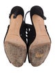 Manolo Blahnik Suede Slingback Sandals
