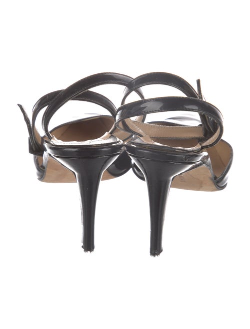 Manolo Blahnik Patent Leather Slingback Pumps