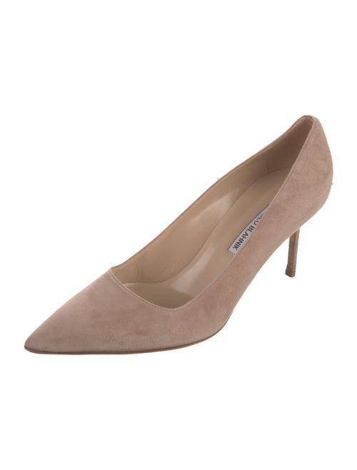 Manolo Blahnik Suede Pumps