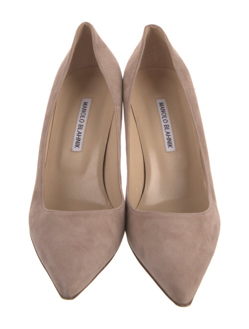 Manolo Blahnik Suede Pumps