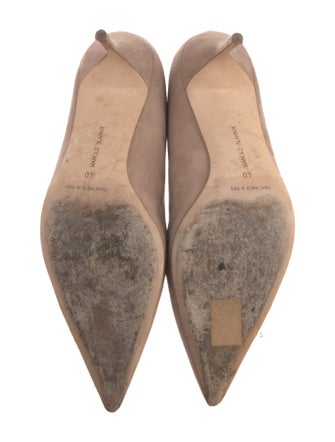 Manolo Blahnik Suede Pumps