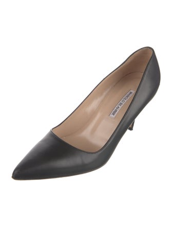 Manolo Blahnik Leather Pumps