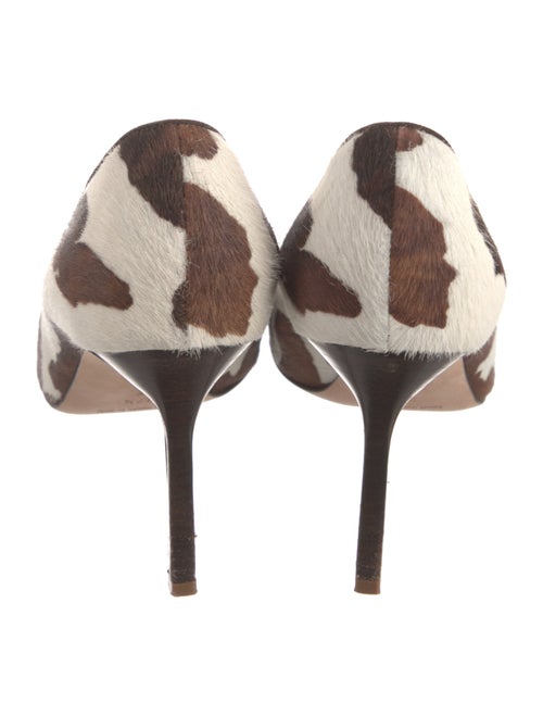 Manolo Blahnik Ponyhair Animal Print Pumps