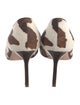 Manolo Blahnik Ponyhair Animal Print Pumps