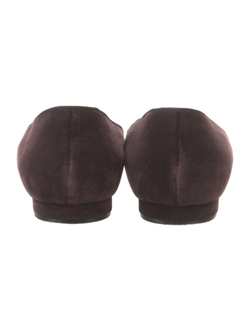 Manolo Blahnik Suede Flats