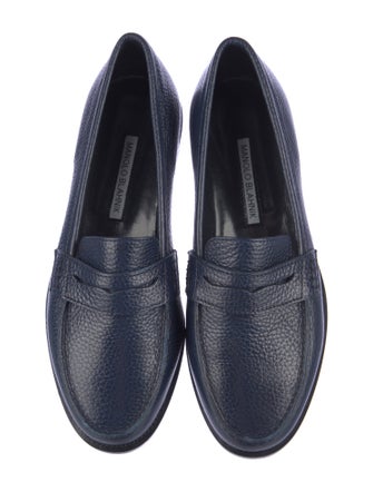 Manolo Blahnik Leather Loafers