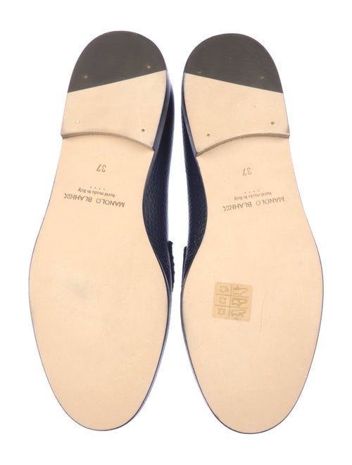 Manolo Blahnik Leather Loafers