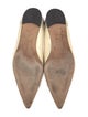 Manolo Blahnik Patent Leather Lasercut Accents Flats