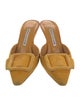 Manolo Blahnik Suede Mules