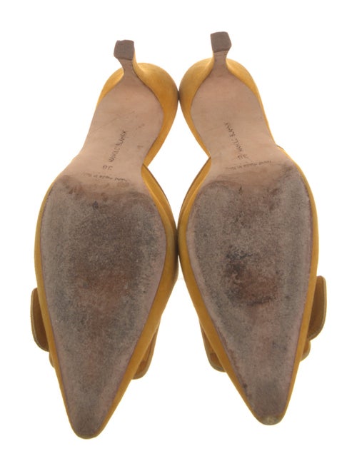 Manolo Blahnik Suede Mules